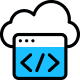 Cloud Application Development Icon