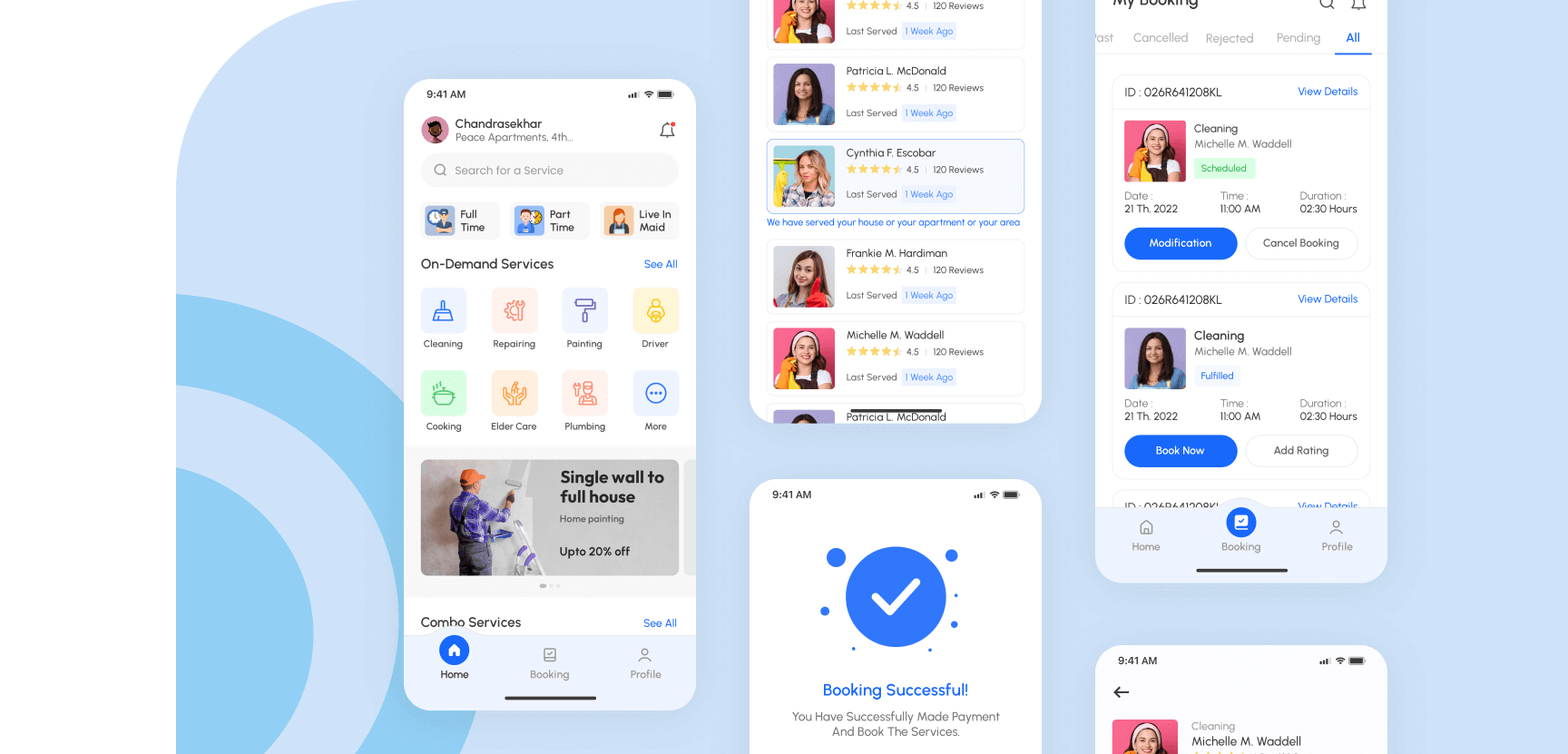 Ezyhelpers Mobile App Images