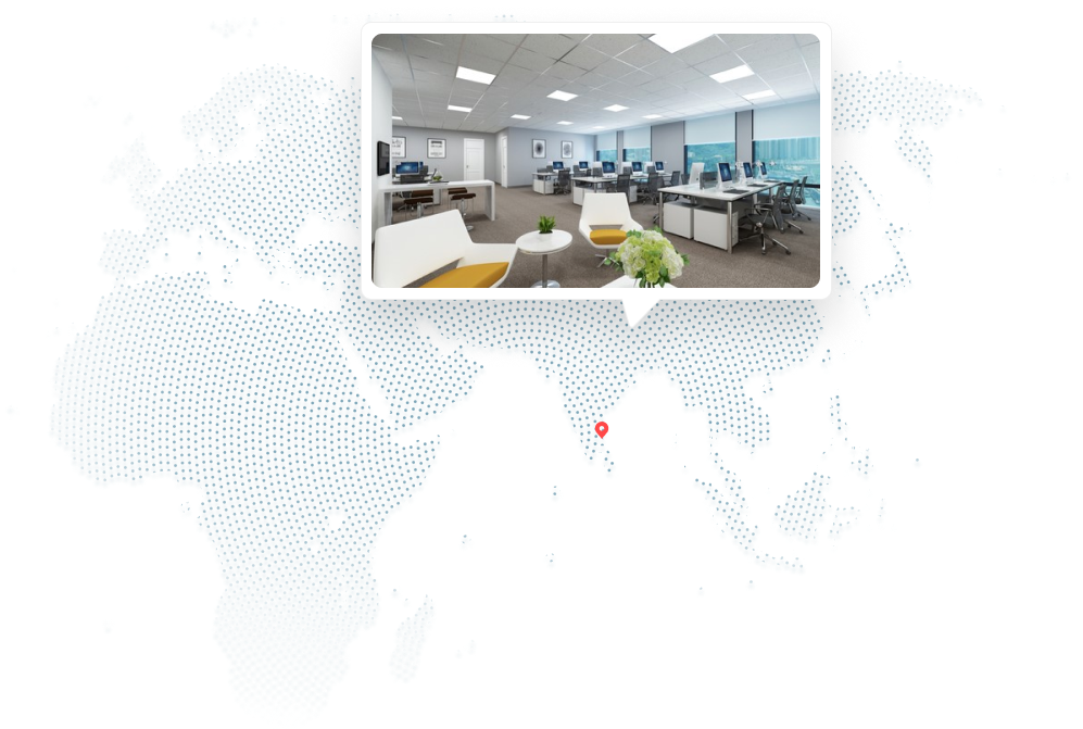 Map showing Trimsel Chennai Office Location