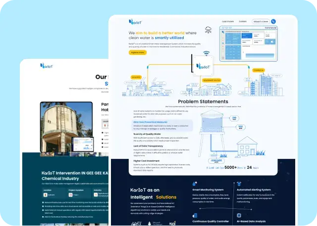 karIOT Mobile App Screens